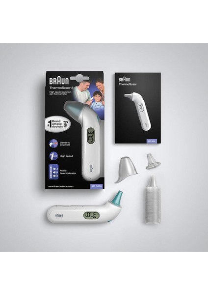 IRT3030 Kulaktan Ateş Ölçer - Hızlı, Doğru ve Ergonomik Tasarım Özellikleri