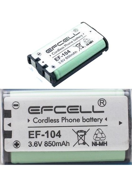 EF-104 3.6 V-850MA Panasonic Telsiz Telefon Pili