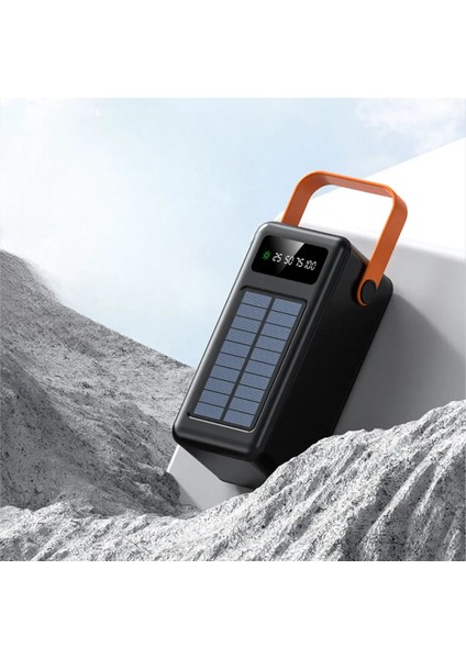 80.000 Mah Solar Kamp Işıklı Çoklu Kablolu 4x USB 1x Type-C 1x Micro 1x Lightning Çıkışlı Powerbank fiyatları