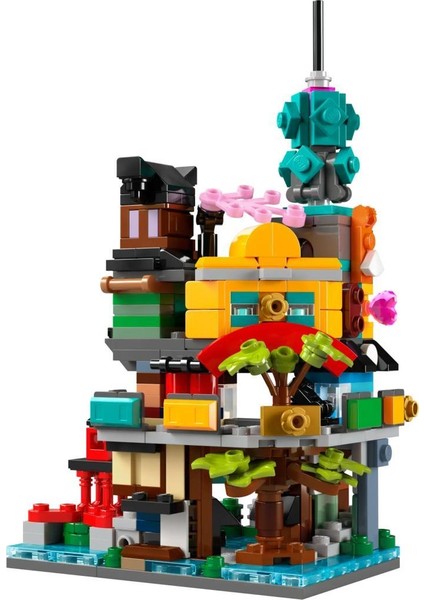 Ninjago 40705 Micro Nınjago City Gardens modelleri