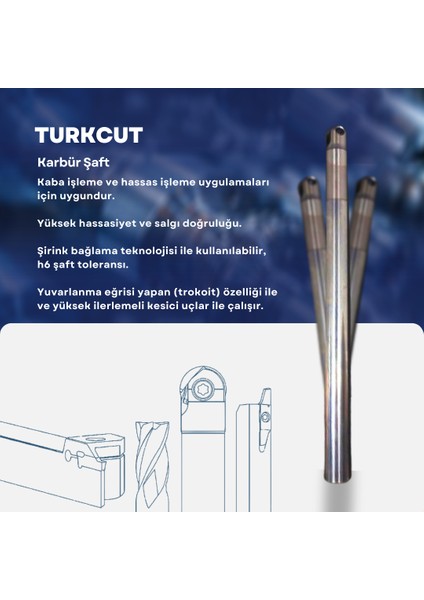 Karbür Şaft 16 16 200 – Ayarlanabilir Karbür Şaft fiyatları