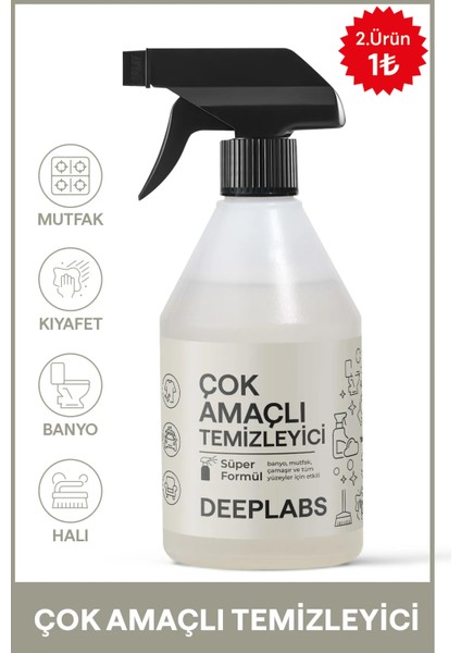 Tüm Yüzeyler Için Ultra Güçlü Temizleyici, Leke Çıkarıcı Formül