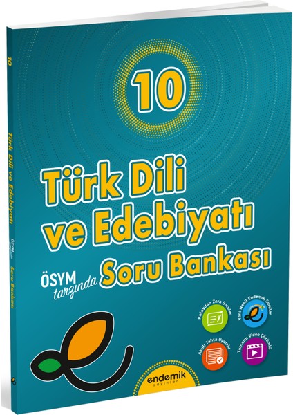 Endemik 2026 10. Sınıf Türk Dili ve Edebiyatı Soru Bankası Güncel Müfredat
