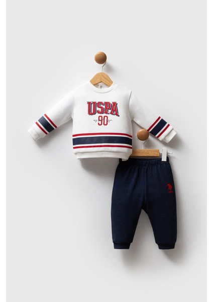 Erkek Bebek 2'li Takım Beyaz