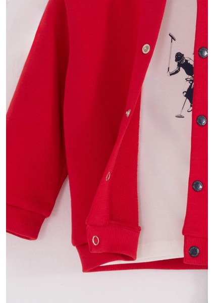 Erkek Bebek 3'lü Takım Kırmızı fırsatları