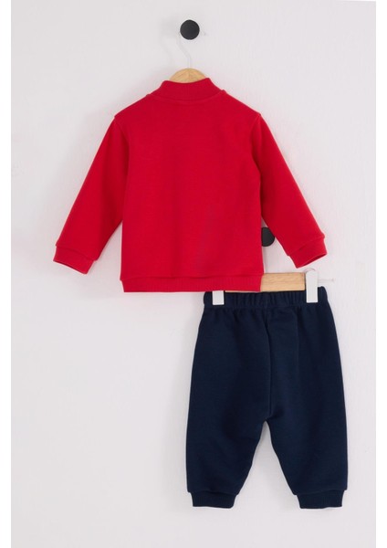 Erkek Bebek 3'lü Takım Kırmızı indirimleri