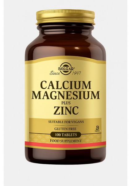Solgar Magnesium Plus Zinc 100 Tablet