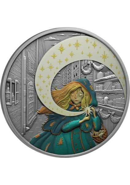 Rimagold Rimagold Küçük Bir Kibritçi Kız Gümüş Sikke Coin