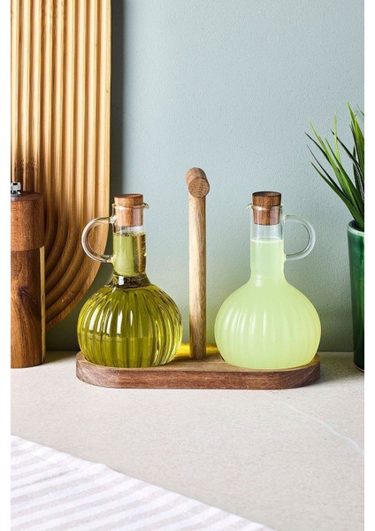 Ralf 2'li 350 ml Akasya Standlı Yağdanlık-Sirkelik fiyatları