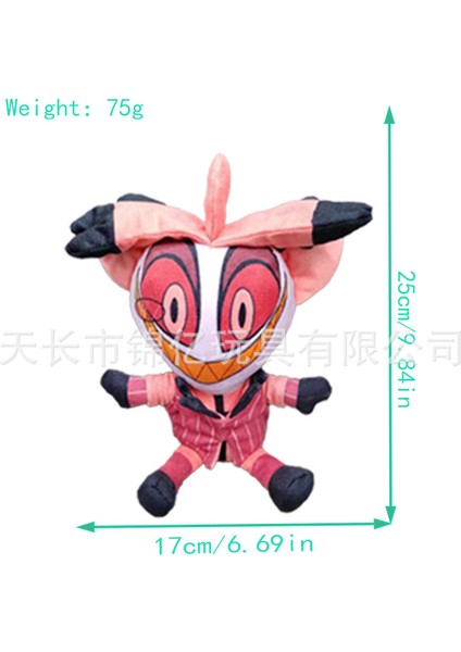 Alastorplush Bebek Hell Inn Aşırı Kötü Patron Alastor Çizgi Film Peluş Bebekler (Yurt Dışından)