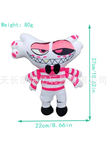 Alastorplush Bebek Hell Inn Aşırı Kötü Patron Alastor Çizgi Film Peluş Bebekler (Yurt Dışından)