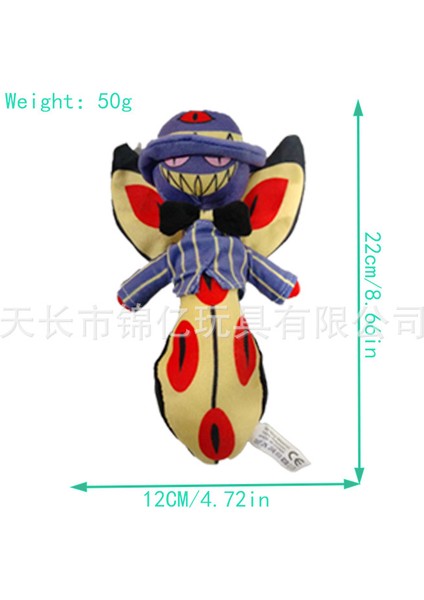 Alastorplush Bebek Hell Inn Aşırı Kötü Patron Alastor Çizgi Film Peluş Bebekler (Yurt Dışından)