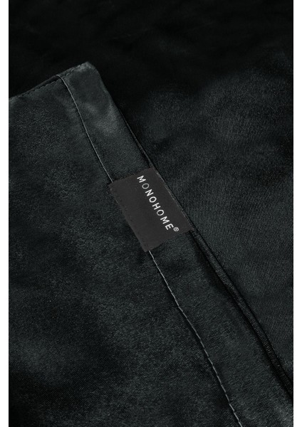 İpek Saten Yastık Kılıfı 2 Adet 50x70cm 2 Adet Saten Tokalı Siyah indirimleri