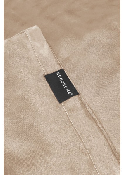 İpek Saten Yastık Kılıfı 2 Adet 50x70cm 2 Adet Saten Tokalı Bej fırsatları