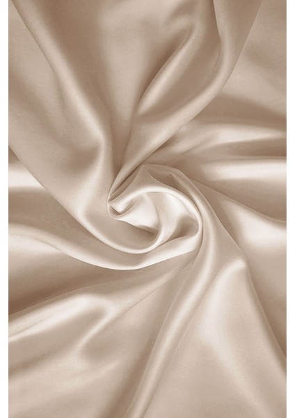 İpek Saten Yastık Kılıfı 2 Adet 50x70cm 2 Adet Saten Tokalı Bej indirimleri