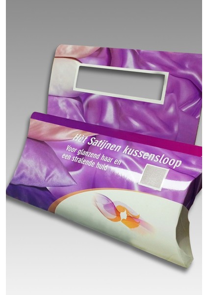 İpek Saten Yastık Kılıfı 2 Adet 50x70cm 2 Adet Saten Tokalı Krem