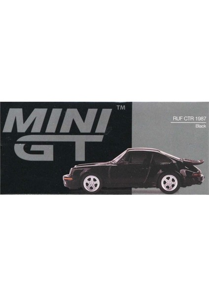 Mini Gt 1:64 Ruf Ctr 1987 Black