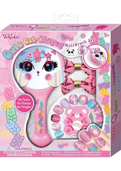 Kedili Tarak ve Tırnak Seti