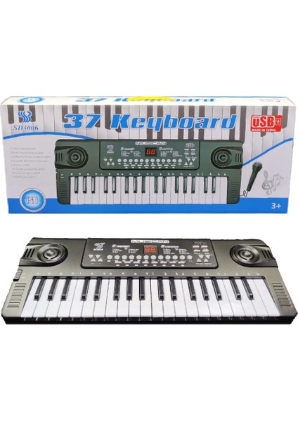 37 Tuşlu Sentezleyici Piyano ve USB Oynatıcı