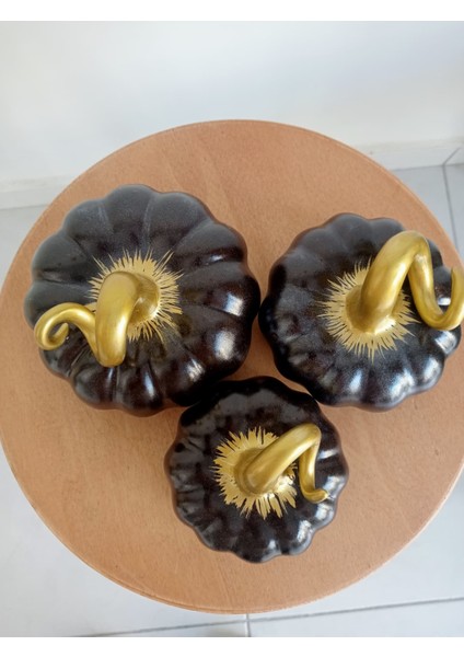 El Yapımı 3'lü Dekoratif Bal Kabağı Seti fiyatları