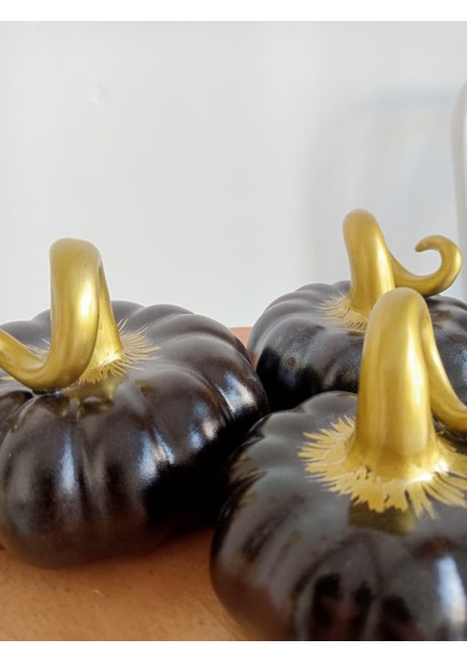 El Yapımı 3'lü Dekoratif Bal Kabağı Seti modelleri