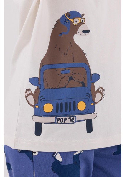 Erkek Çocuk Uzun Kol Pijama Takım Taş modelleri