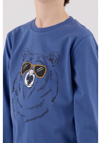 Erkek Çocuk Uzun Kol Pijama Takım Okyanus