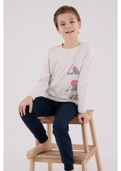 Erkek Çocuk Uzun Kol Pijama Takım Taş fiyatları