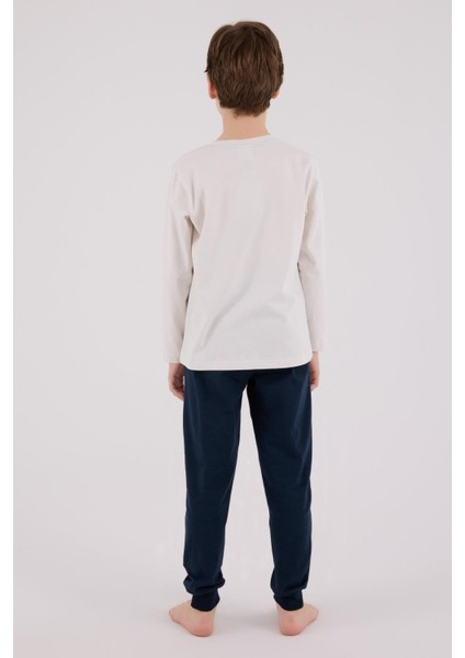 Erkek Çocuk Uzun Kol Pijama Takım Taş modelleri