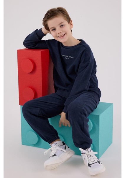 Erkek Çocuk Eşofman Takımı Lacivert