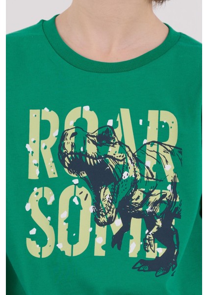 Erkek Çocuk Uzun Kol Pijama Takım Orman Yeşili indirimleri