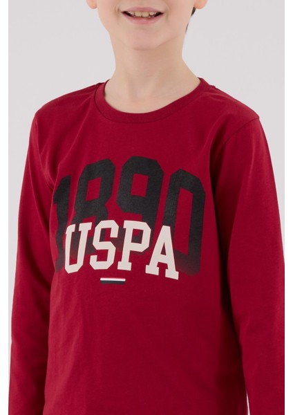 Erkek Çocuk Uzun Kol Pijama Takım Bordo modelleri