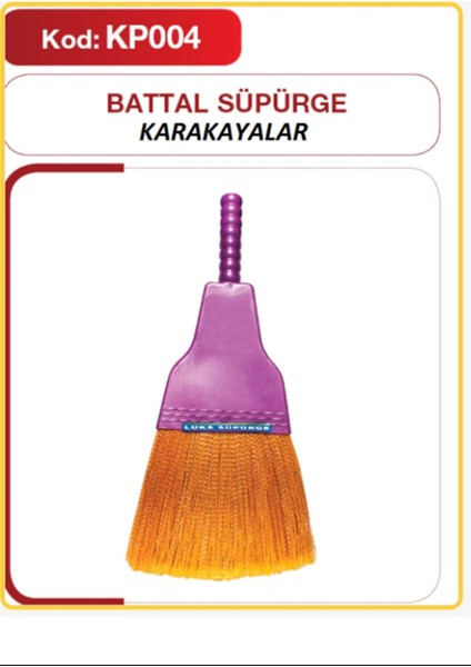 Karakayalar Plastik Süpürge (Battal) ROYALEKS-KP-004