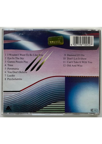 The Best Of Alan Parsons Project CD (Orjnal Dönem Baskı Cd) fiyatları