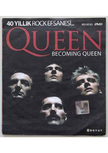 40 Yıllık Rock Efsanesi Queen Becoming Queen DVD (Orjnal Dönem Baskı Dvd)