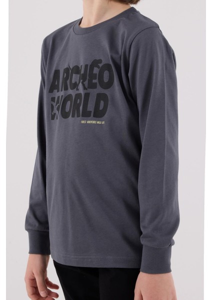 Erkek Çocuk Uzun Kol Pijama Takım Gri indirimleri