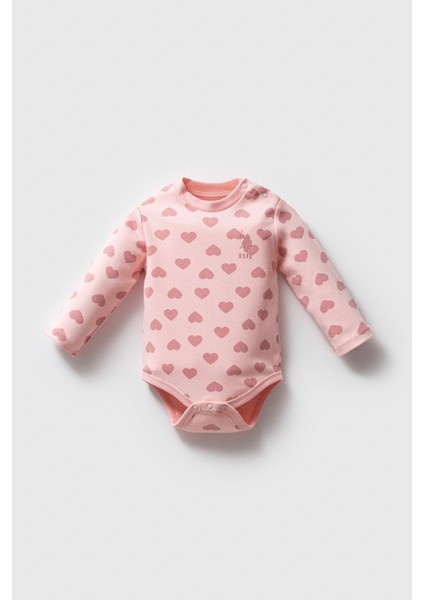 Kız Bebek 3'lü Body Set Açık Pembe fırsatları