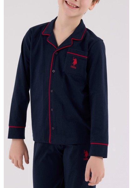 Erkek Çocuk Gömlek Pijama Lacivert indirimleri