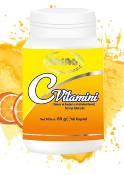 C Vitamini Kapsül (turunç Ve Kuşburnu Ekstreleri Ilaveli ) - 2038