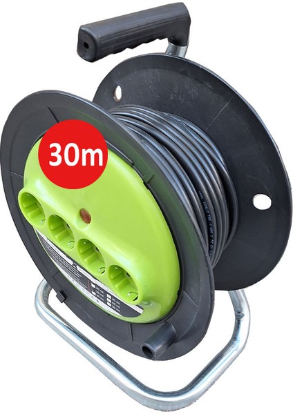 Has Ttr Makaralı Fişli Bakır Enerji Kablosu 3x2,5 30 Metre