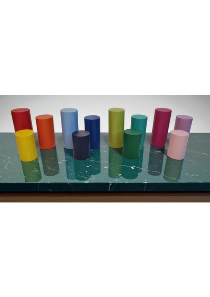 Ahşap Montessori 12'li Silindir fiyatları