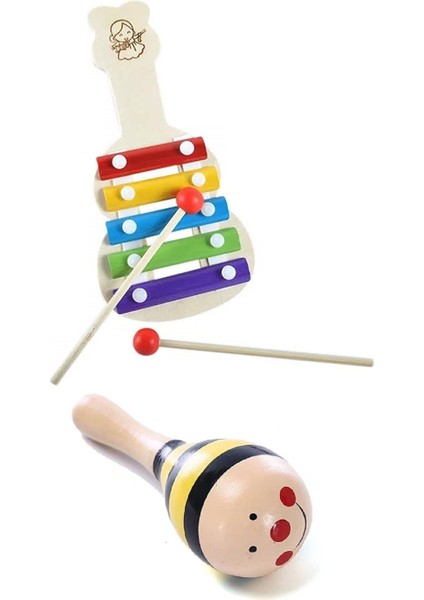 RİTİM SETİ - 4 - ORFF SET MARAKAS-KSİLOFON