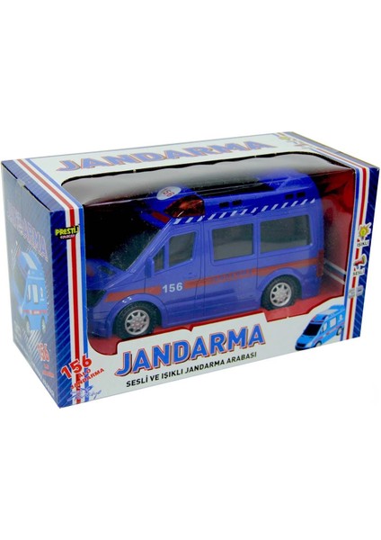Işıklı Sesli Pilli Jandarma Arabası - FAB(156)