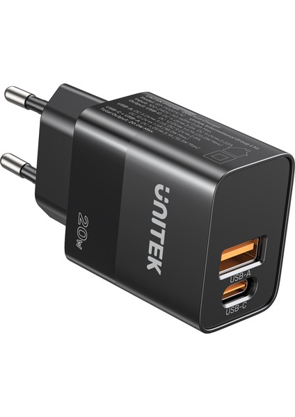Unitek 20W Hızlı Şarj Adaptörü 1*usb-C P1124ABK-EU fiyatları