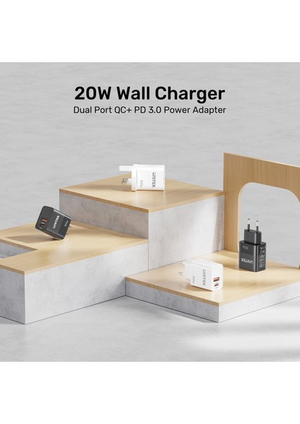 Unitek 20W Hızlı Şarj Adaptörü 1*usb-C P1124ABK-EU fırsatları