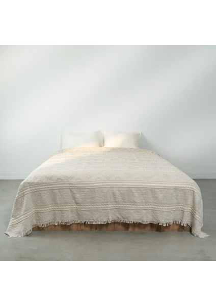 Mercy Jakarlı Çift Kişilik Yatak Örtüsü