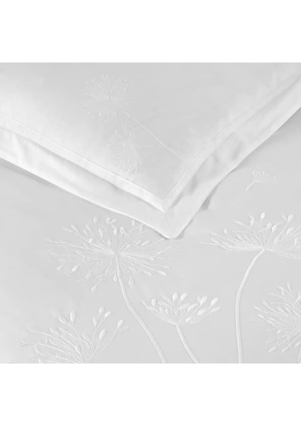 Gloria 300 Tc Pamuk Saten Nakışlı King Size Nevresim Seti Beyaz Bej fiyatları