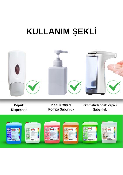 Bahar Ferahlığı Köpük Sabun 5 Lt – Ekonomik Boy, Ferah Kokulu, Cilt Dostu Temizlik modelleri