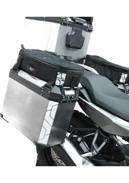 KMSC04 Universal Motosiklet Yan Çanta Üstü Kumaş Çanta Siyah modelleri