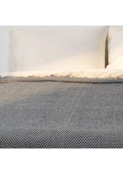 Curly Çift Kişilik Battaniye Siyah Gri 200X220 cm fırsatları